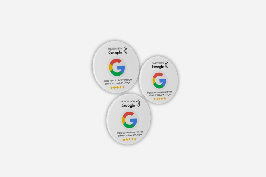 Autocolante Google Review (3 bucăți)