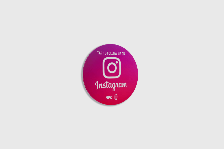 Autocolant Instagram mare