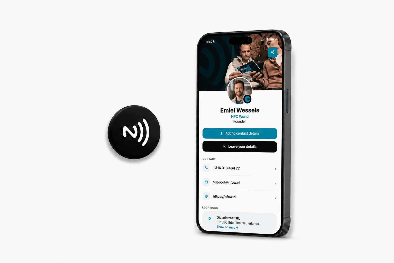 Autocolant NFC pentru telefon