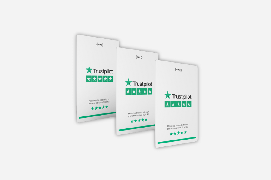 Card de recenzii TrustPilot (3 bucăți)