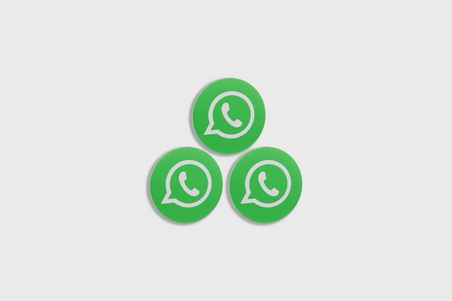Autocolante WhatsApp (3 bucăți)