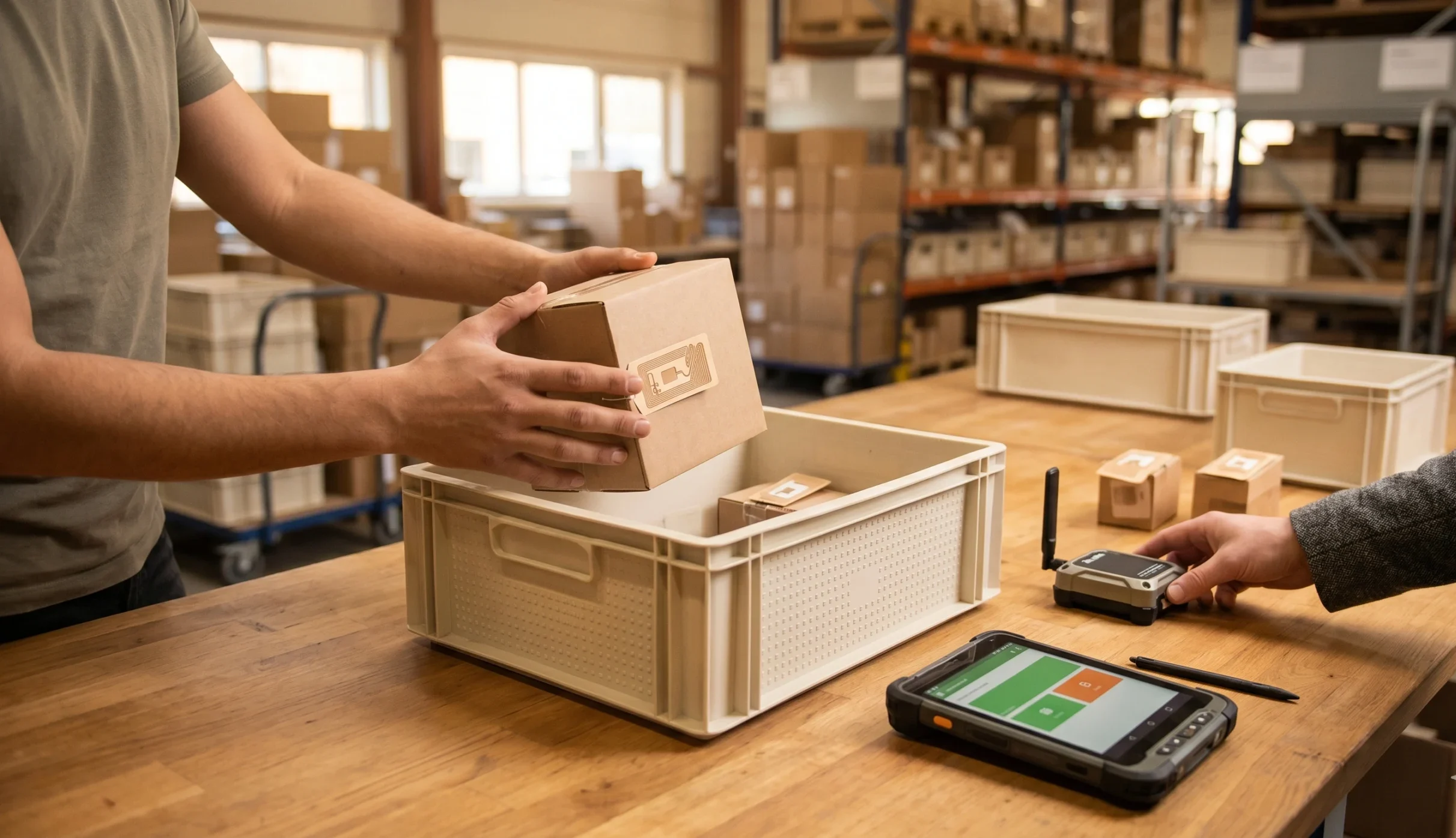 Începe să utilizezi sistemul de pregătire a comenzilor cu RFID în organizația ta